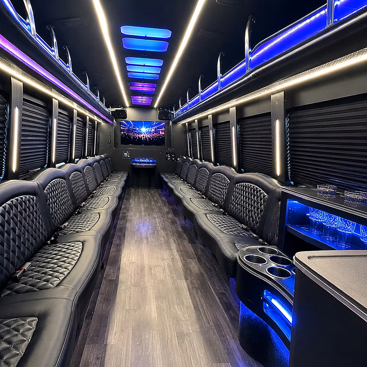 boynton beach anniversary party bus rental