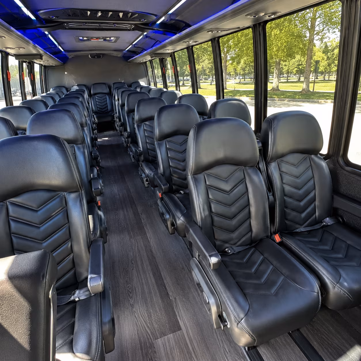boynton beach sporting event transportation onboard seating